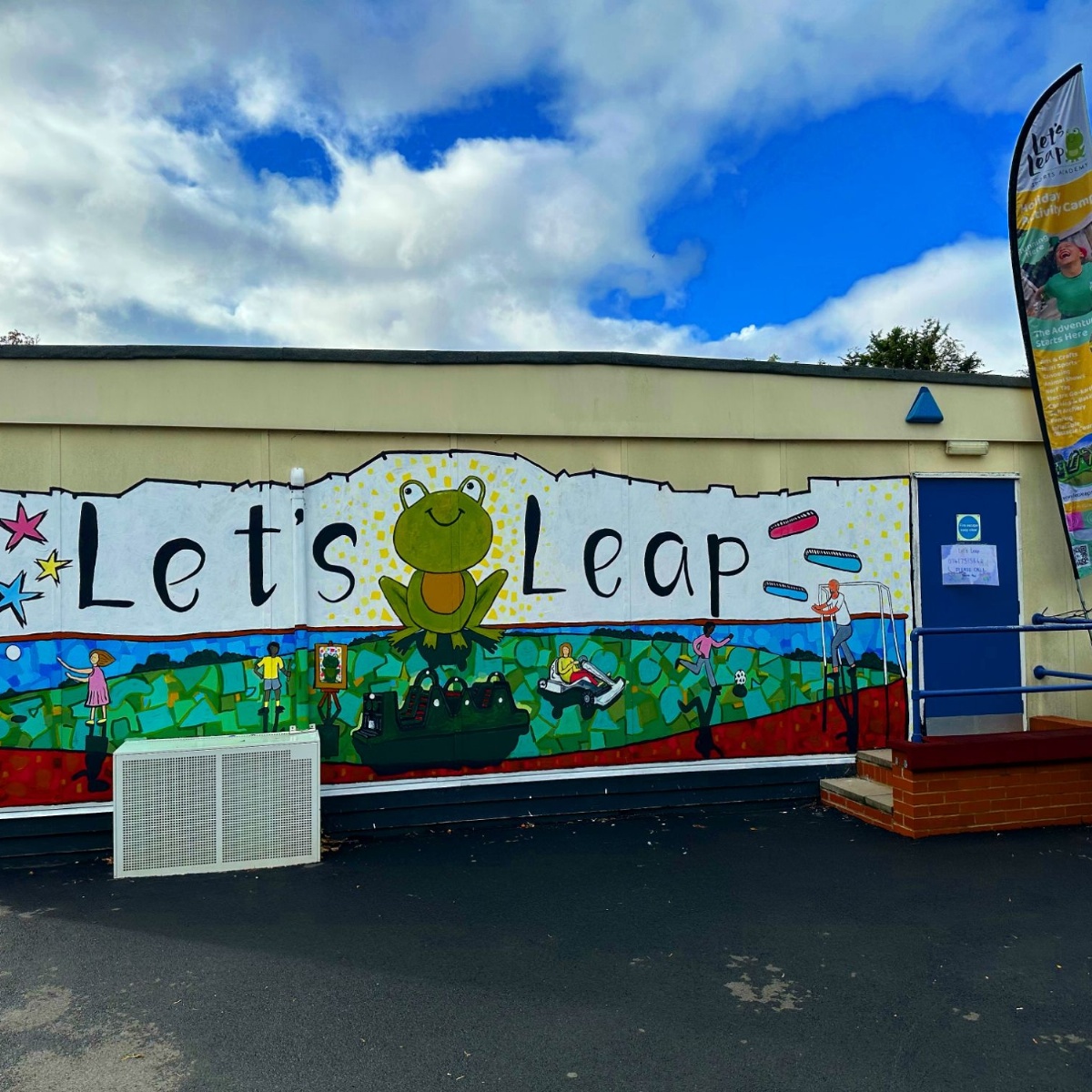 let-s-leap-legacy-mural-at-three-bridges-primary-school